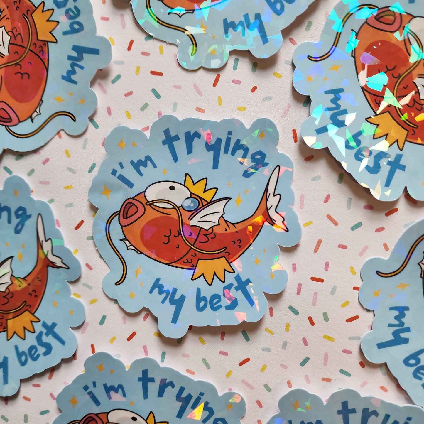 Karp “Trying My Best” Sticker