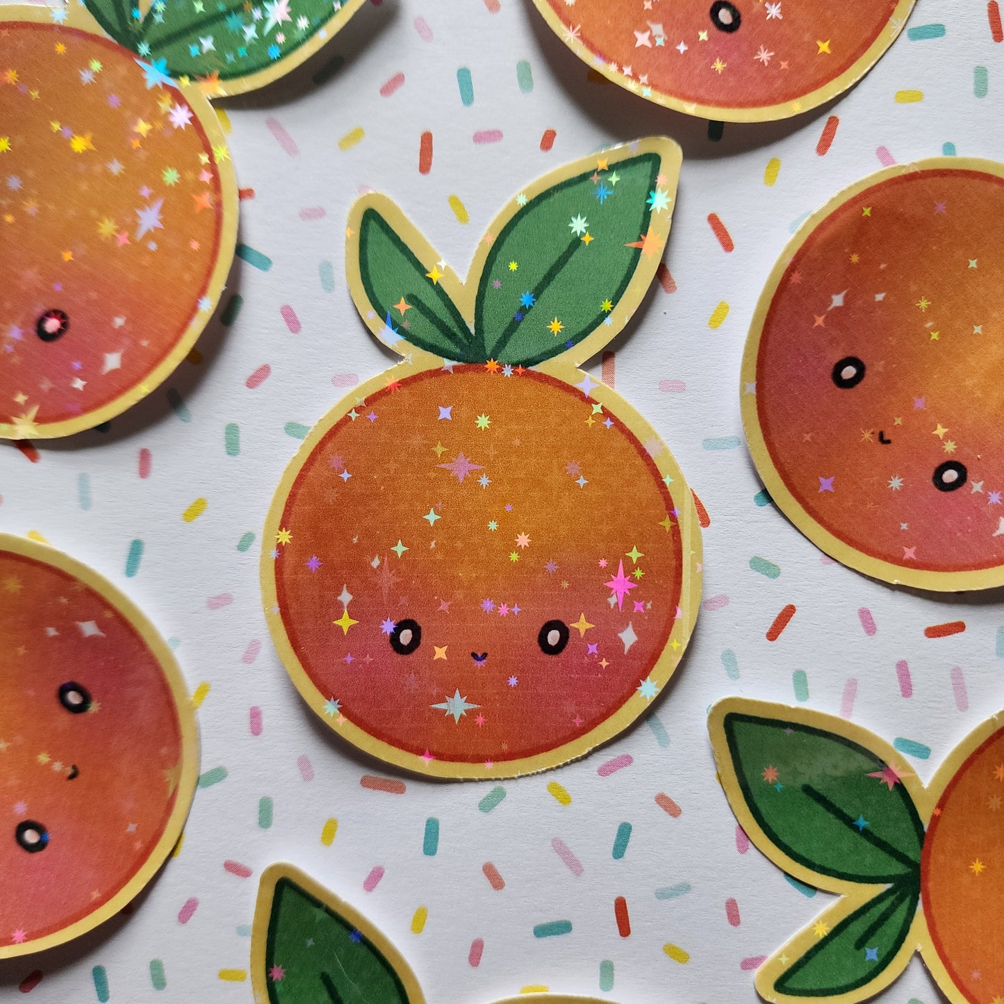 Orange Sticker