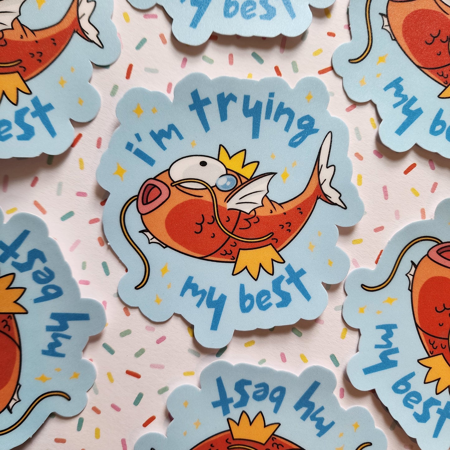 Karp “Trying My Best” Sticker