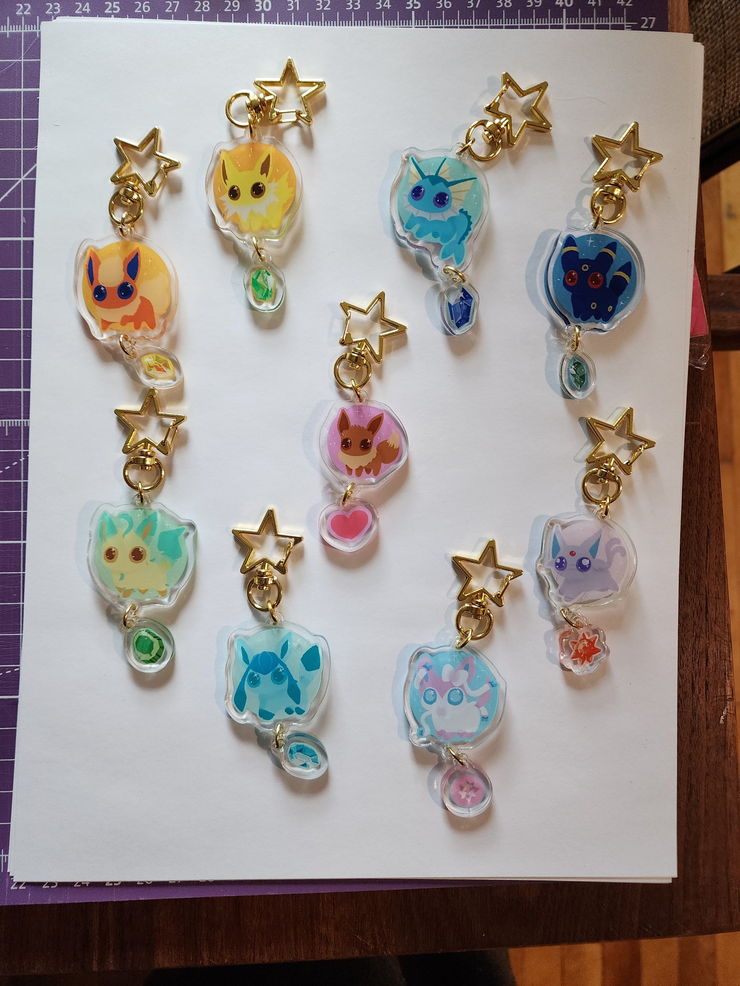 Cute Evolution Charms