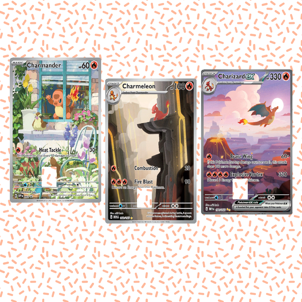 Fire Type Monster Credit Card Skins
