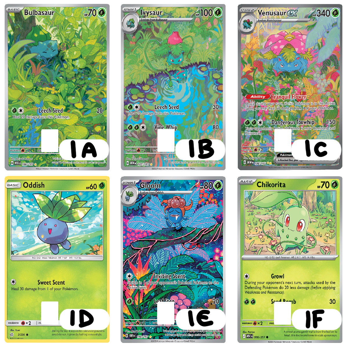 Grass Type Monster Credit Card Skins