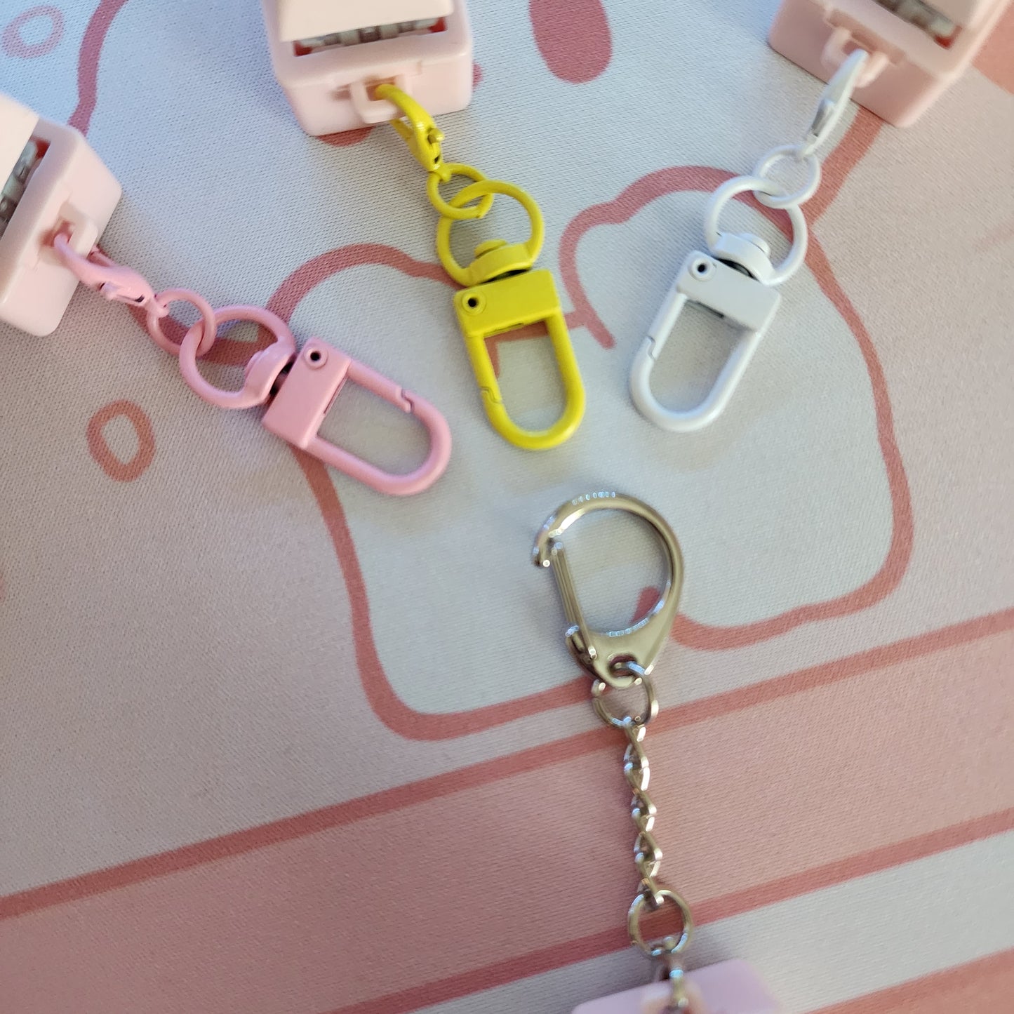 Keyboard Fidget Keychain - Cute Bunny