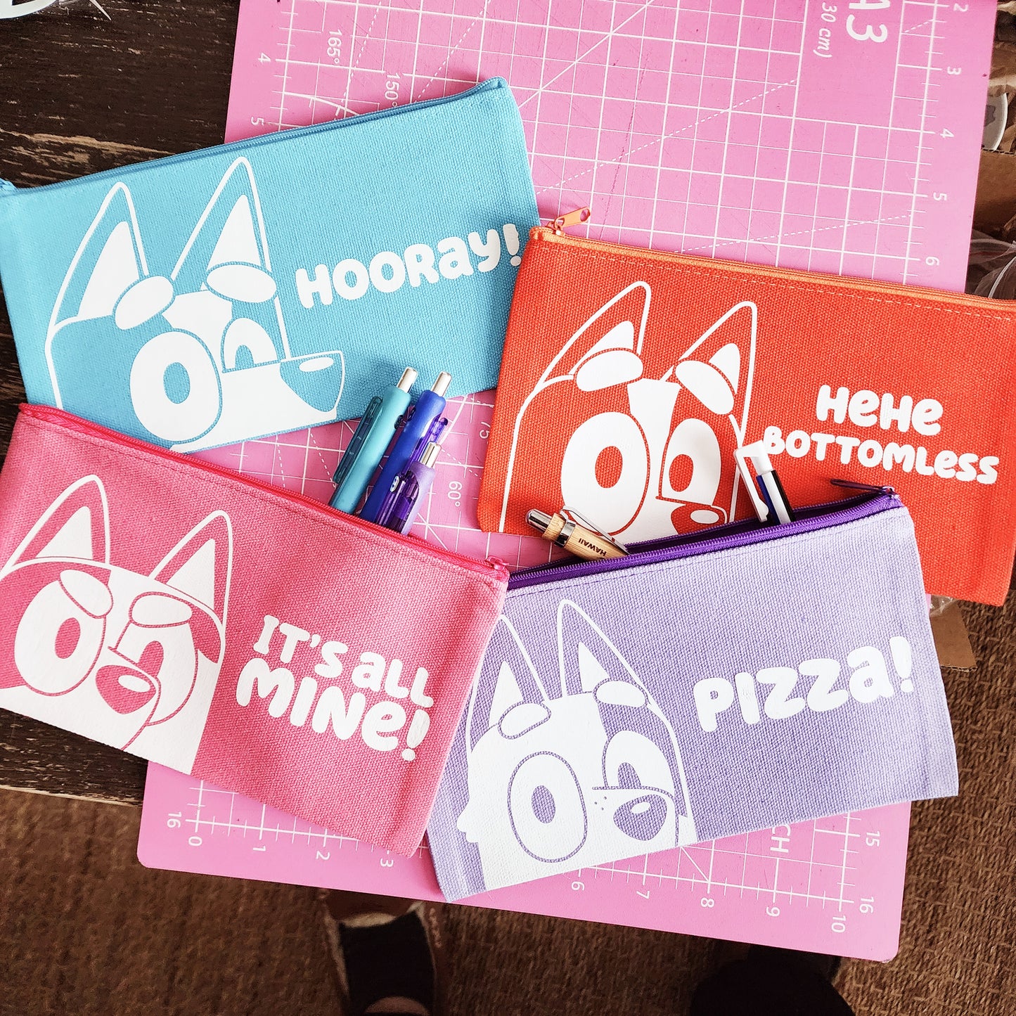 Bluey Pouches