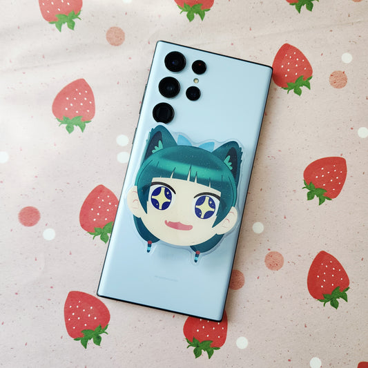 Maomao Glitter Phone Grip