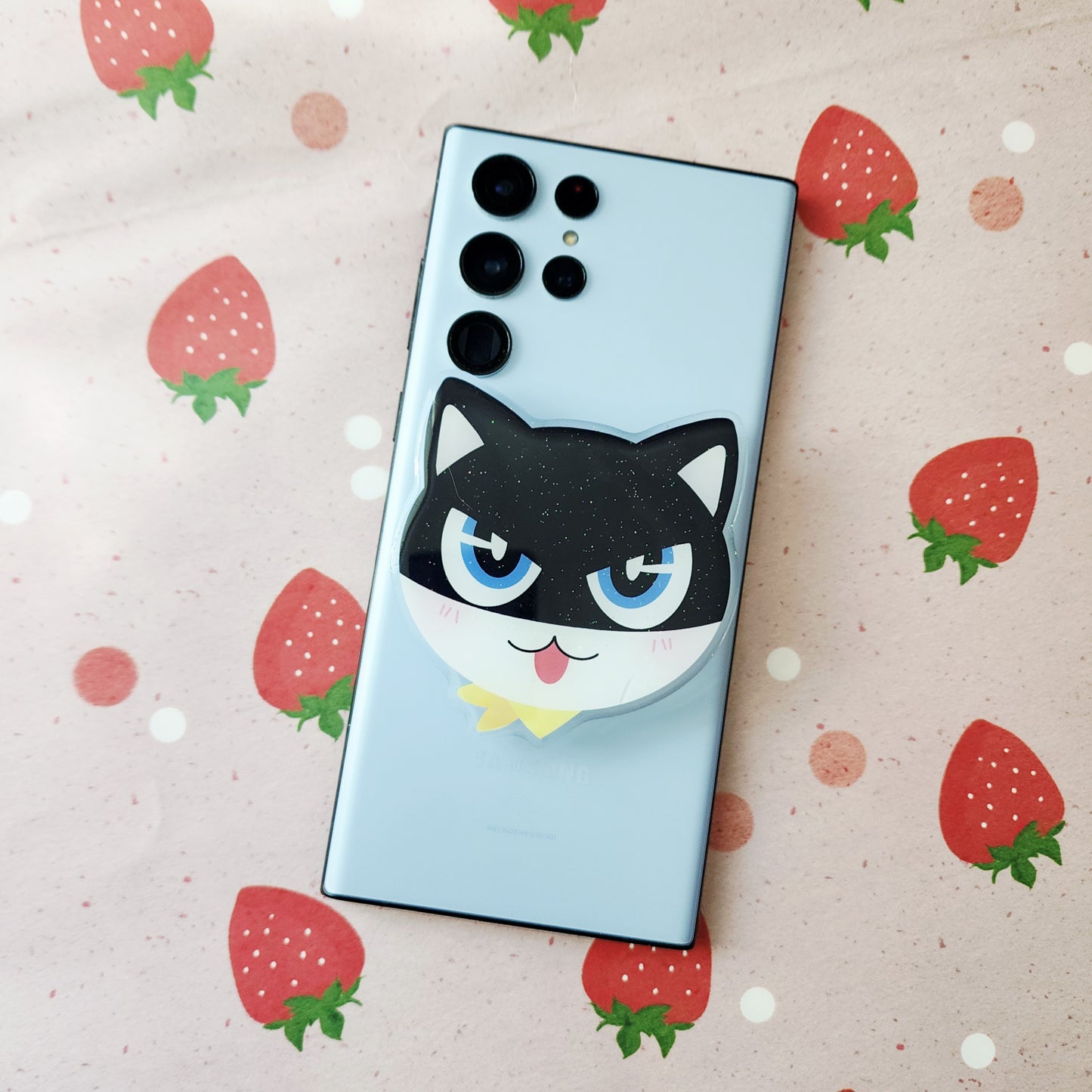 Persona 5 Morgana Glitter Phone Grip