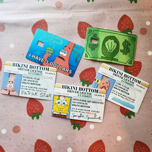 Spongebob Credit Card Skins