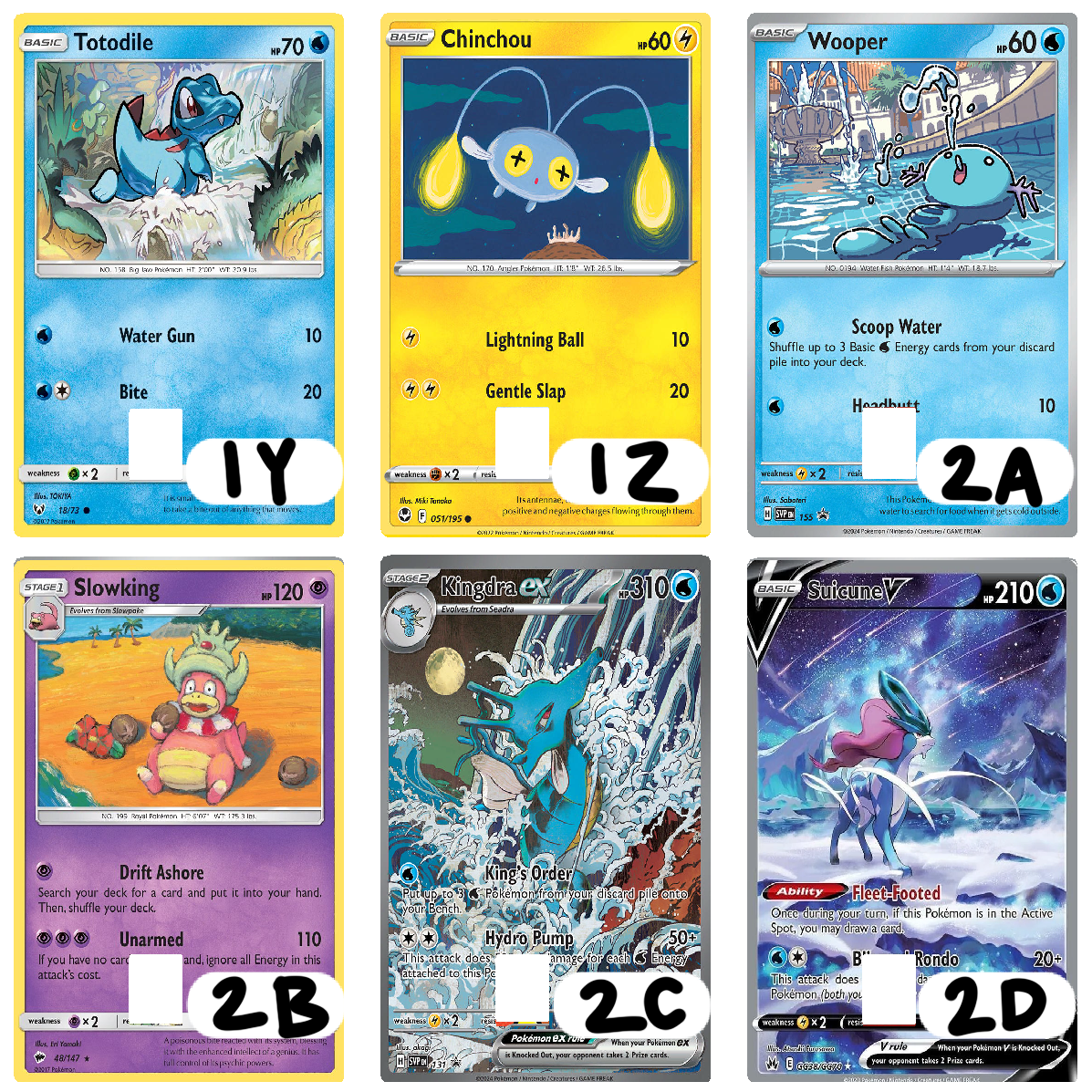 Water/Ice Type Monster Credit Card Skins