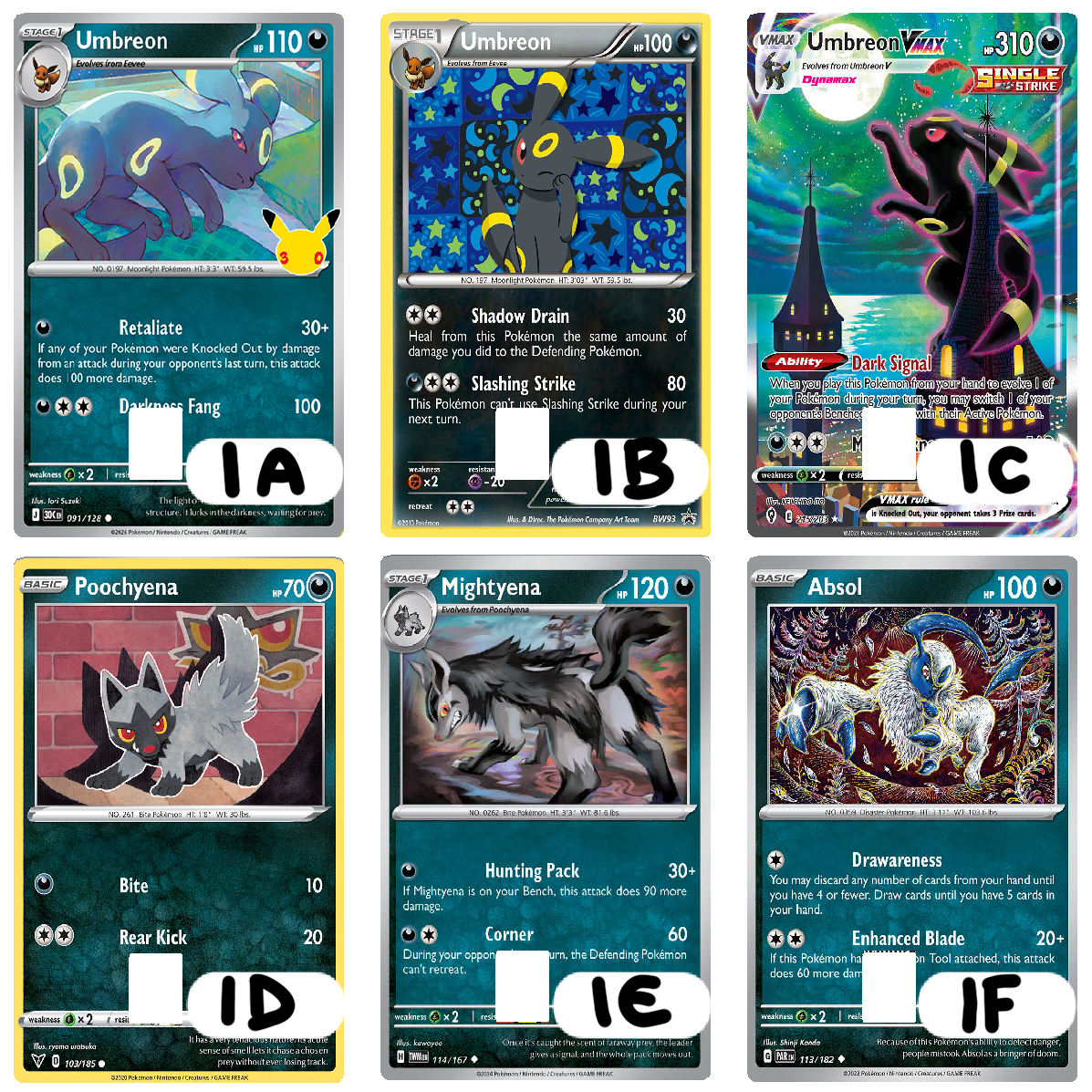 Dark Type Monster Credit Card Skins