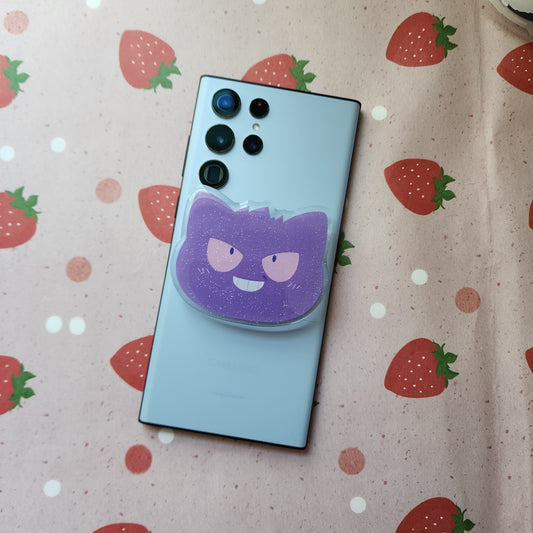 Ghost Type Glitter Phone Grip