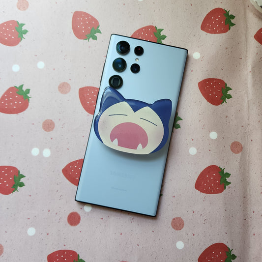 Sleepy Glitter Phone Grip